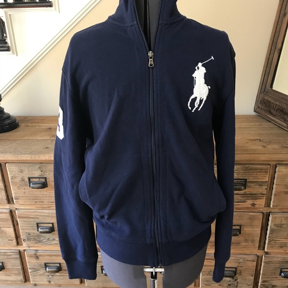 big horse polo hoodie